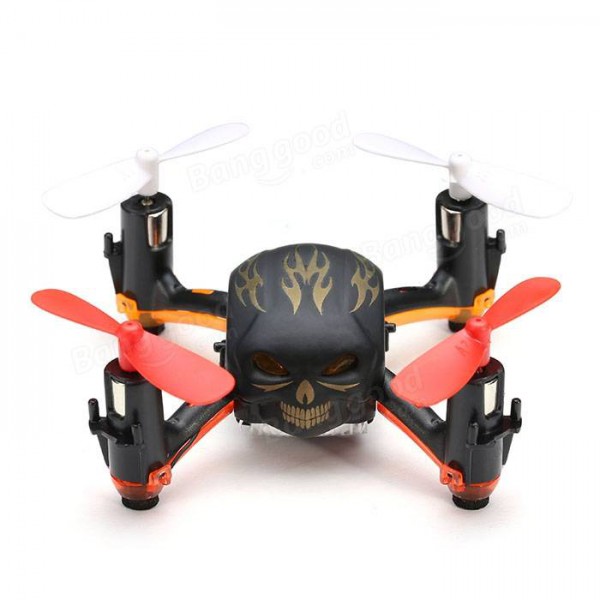 Global Drone GW008 Mini Skull 2.4G 4CH 6Axis Automatic Parallel System 3D Rolling RC Quadcopter